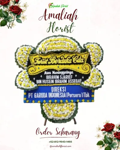 Papan Bunga Duka di Serdang